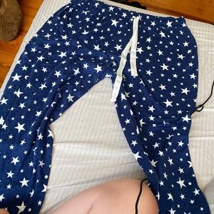 Pajama pants have the matching shirt